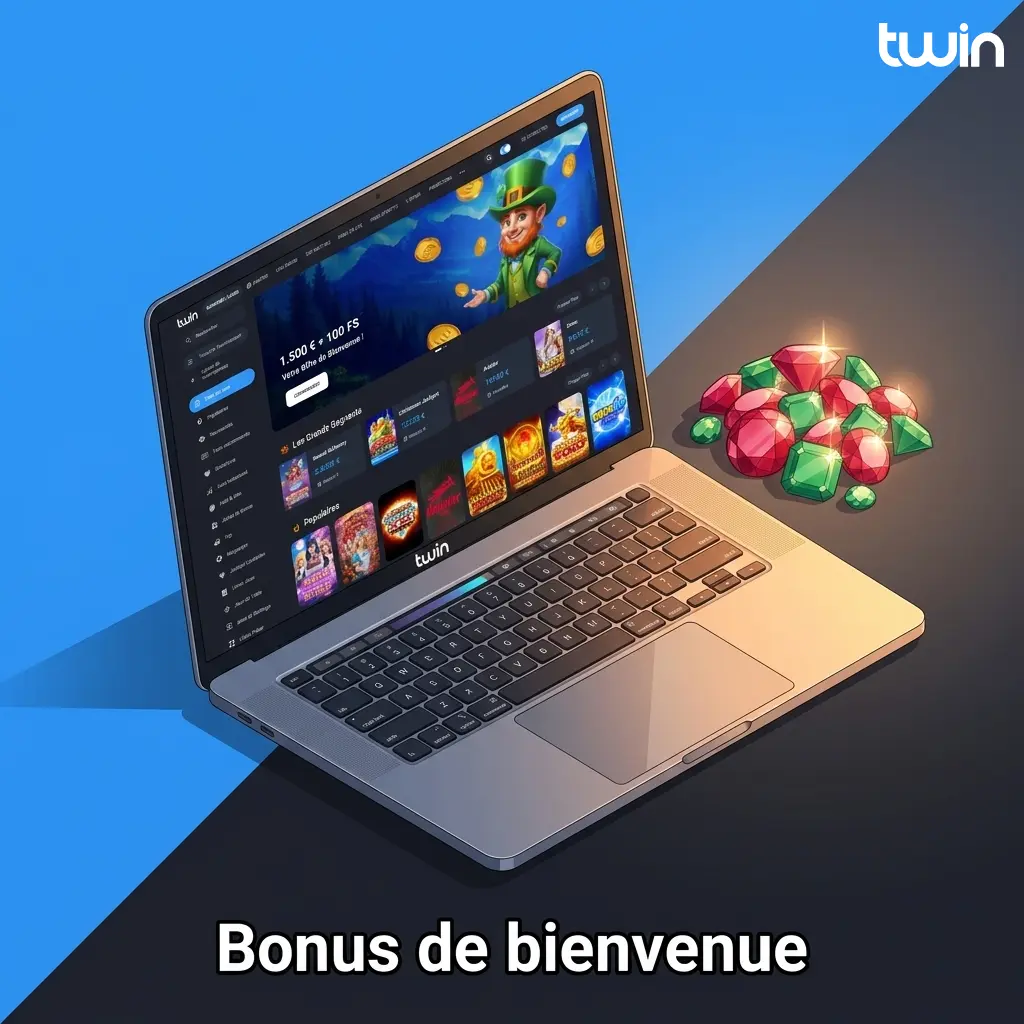 Bonus de bienvenue Twin 2026 : 100 % jusqu’à 500 € et 100 tours gratuits au casino