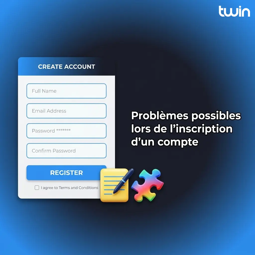 Problèmes d’inscription de compte et solutions : e-mail utilisé, code SMS, âge, KYC, paiement et support